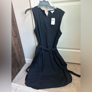 NWT J JILL Christian Siriano for J. JILL Navy Blue dress in Large.